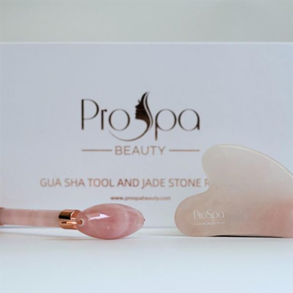 Instrument Gua Sha și Rolă din Piatră de Jad Instrument Gua Sha și Rolă din Piatră de Jad