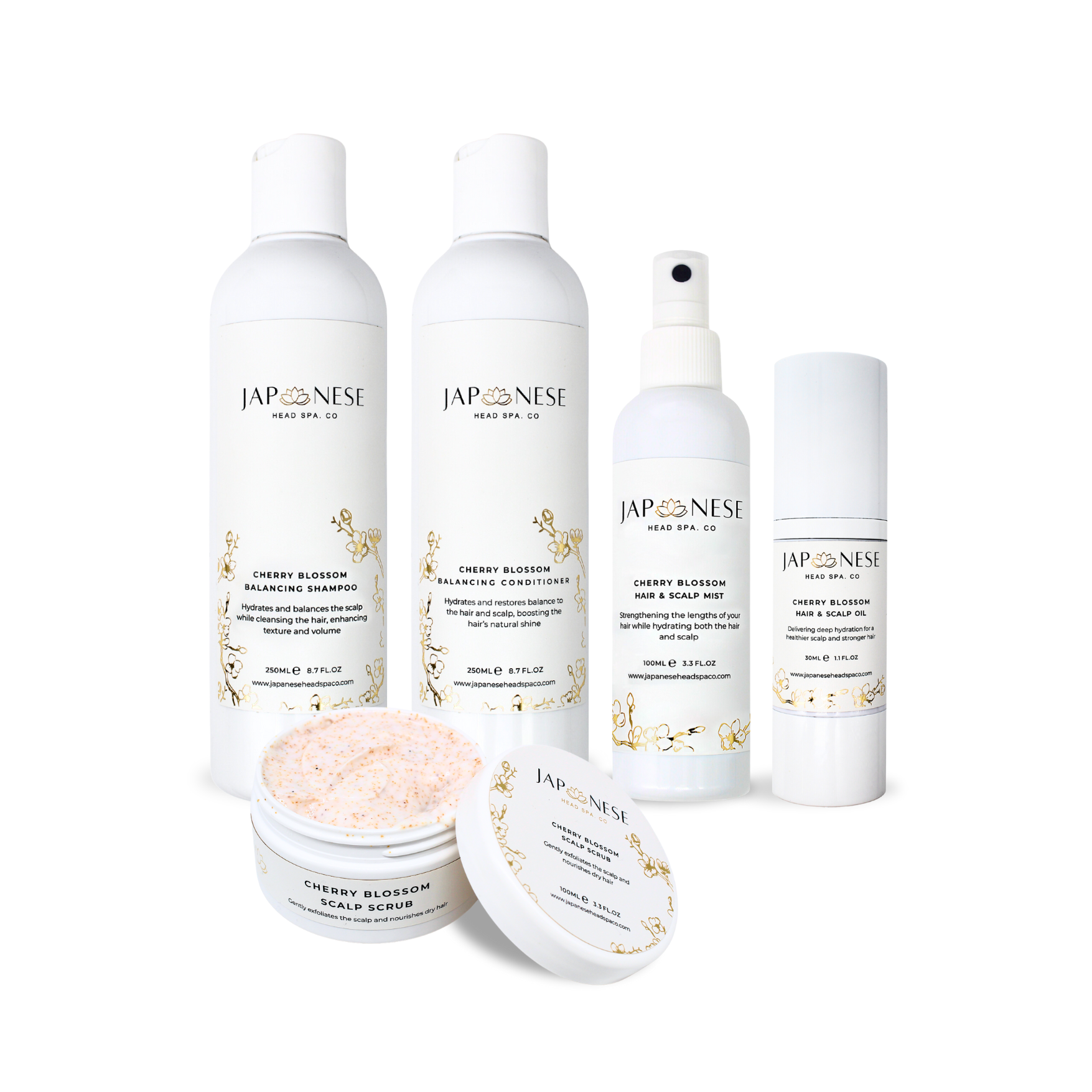 Kit pentru Tratament de Cap Tip Spa Japonez